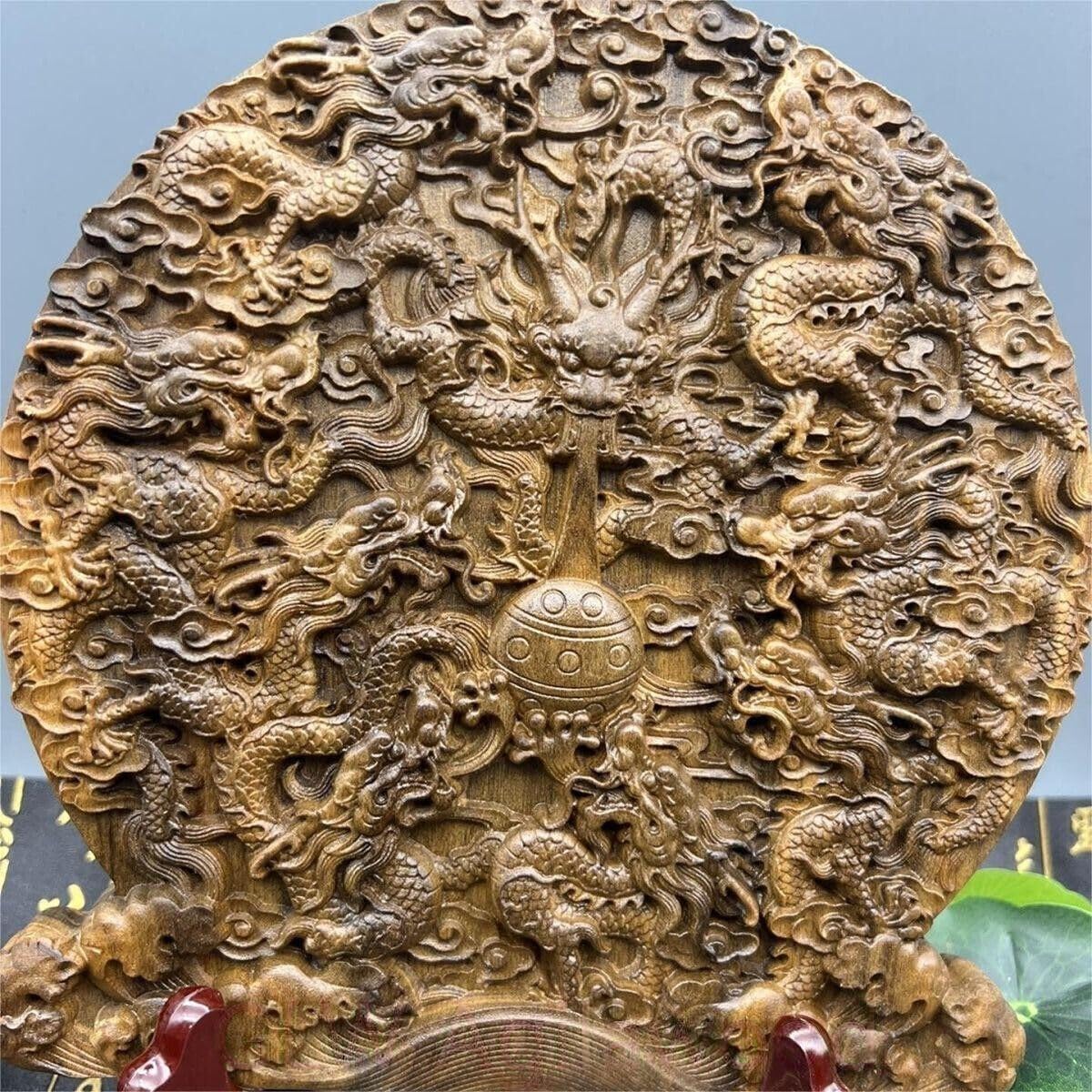 Agarwood Cambodia Agarwood Domineering Hand Carving Dragon Agarwood Furnishing Decoration