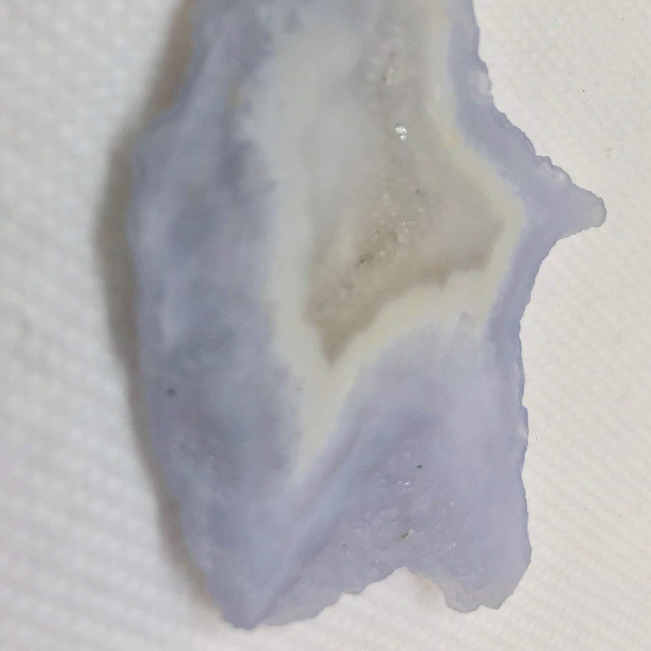 90cts Blue Chalcedony Pendant Bead Druzy Dream 9852L for Jewelry Making