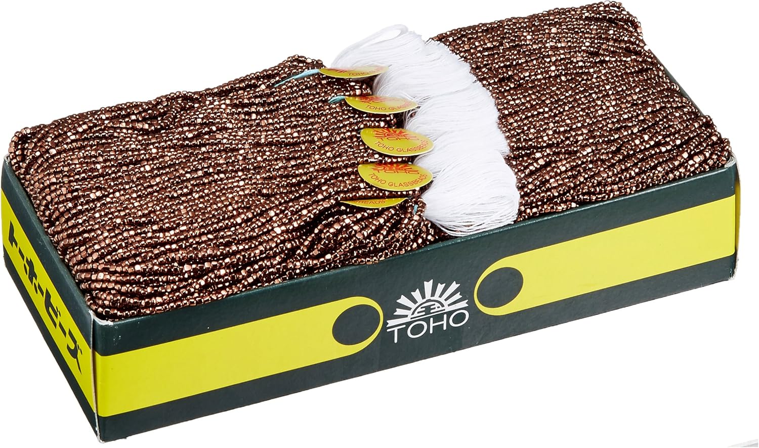 TOHO CRS-222 Extra Small Three Cut Beads, 10 Bundles, Thread Threading Beads, Outer Diameter Approx. 0.06 inches (1.6 mm), 328.1 ft (100 m)