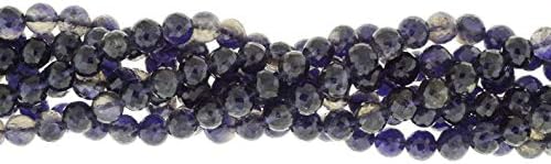 Blue Iolite 7mm Faceted Rounds 8