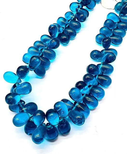7 Inch Neon Apatite Quartz Beads Size 13x8mm Shape Teardrop Cut Smooth Making, Beading & Craft Supplies lot of 10 Strands CHIK-STRD-93786