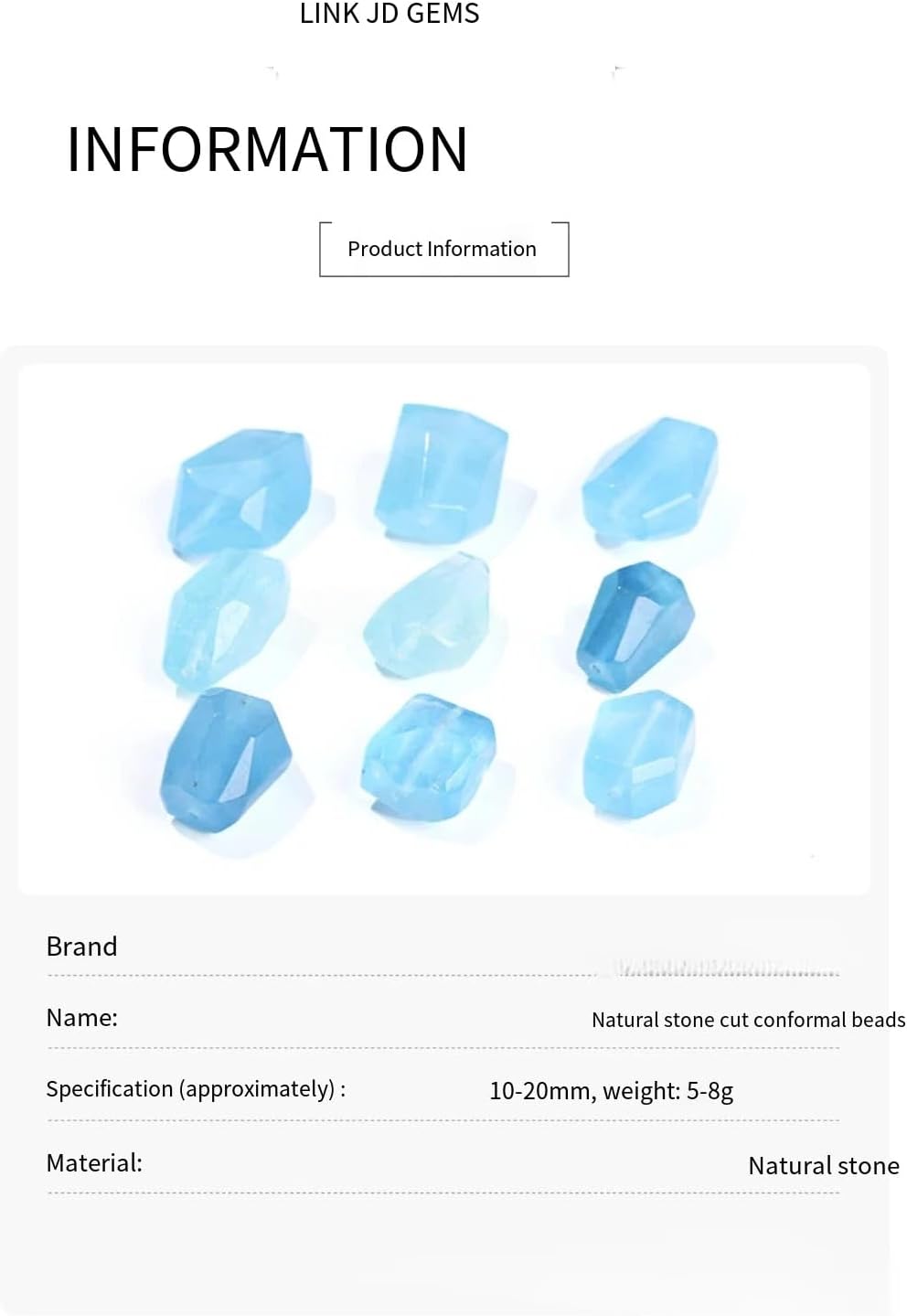 Natural Irregular Cut Gemstone Loose Beads | Multi-Category Optional | Sizes 0.3