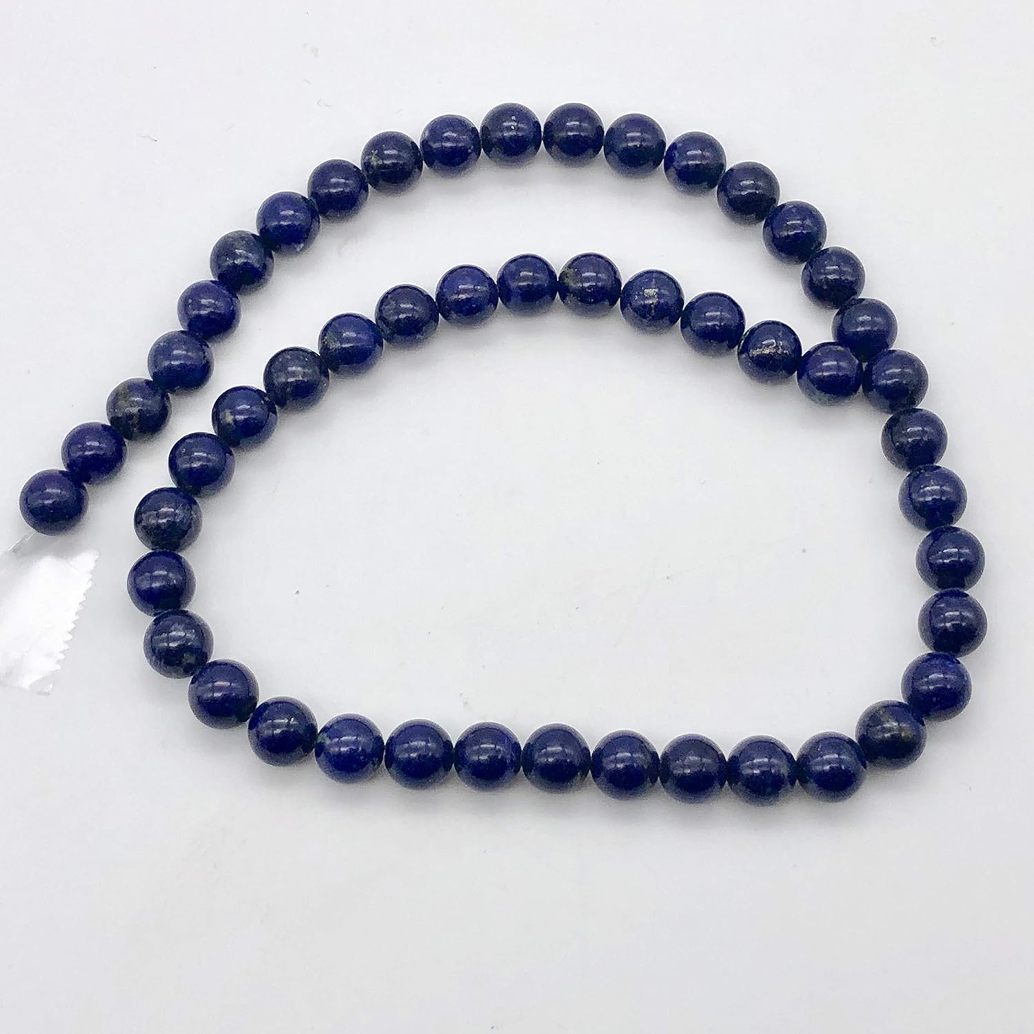 Rare Natural Lapis 8mm Round Bead Strand 110265A for Jewelry Making