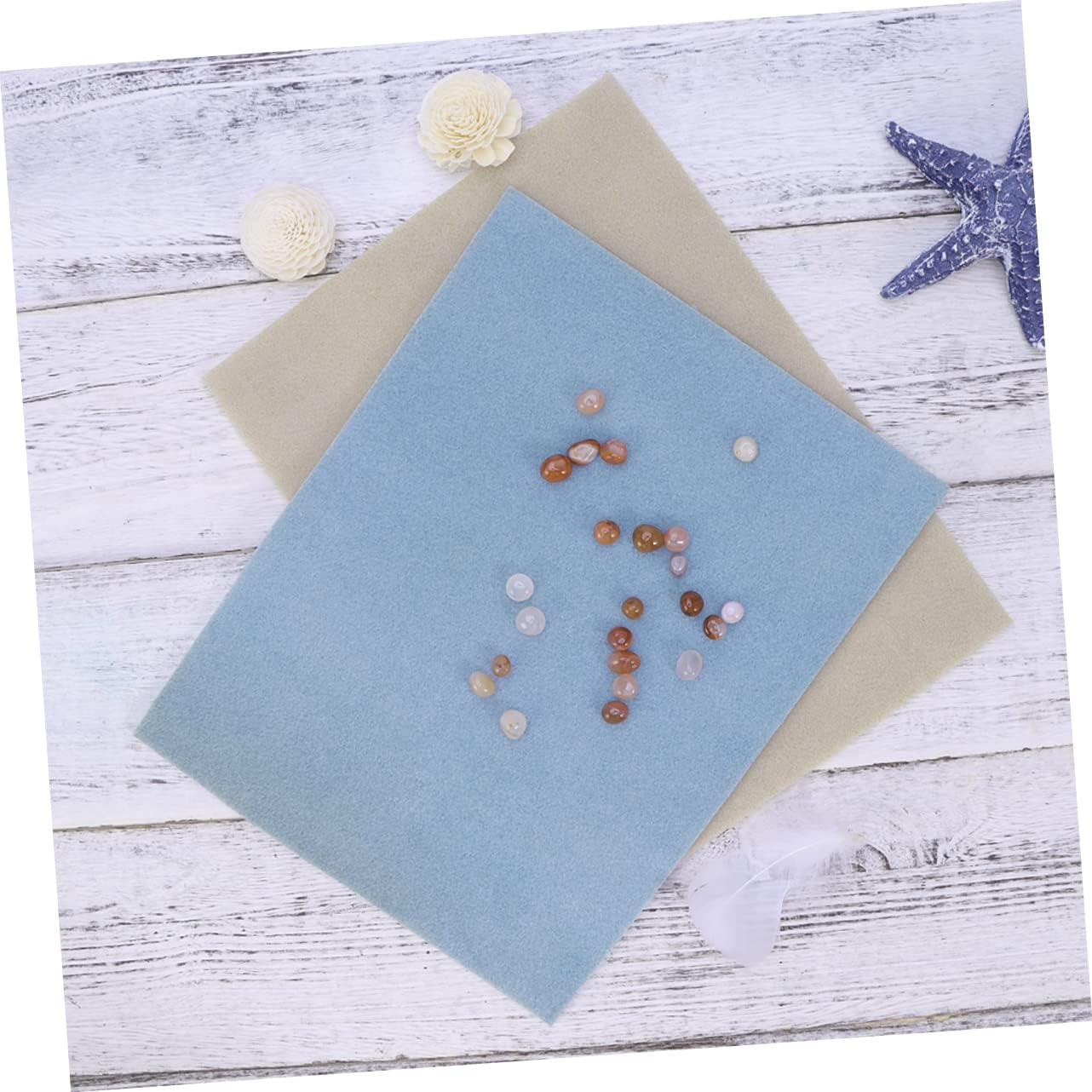 DIYEAH 40pcs Non- Bead Mats for Jewelry Making Random Color - Lightweight Washable Accessories Cushioning for Beading Craft Essential