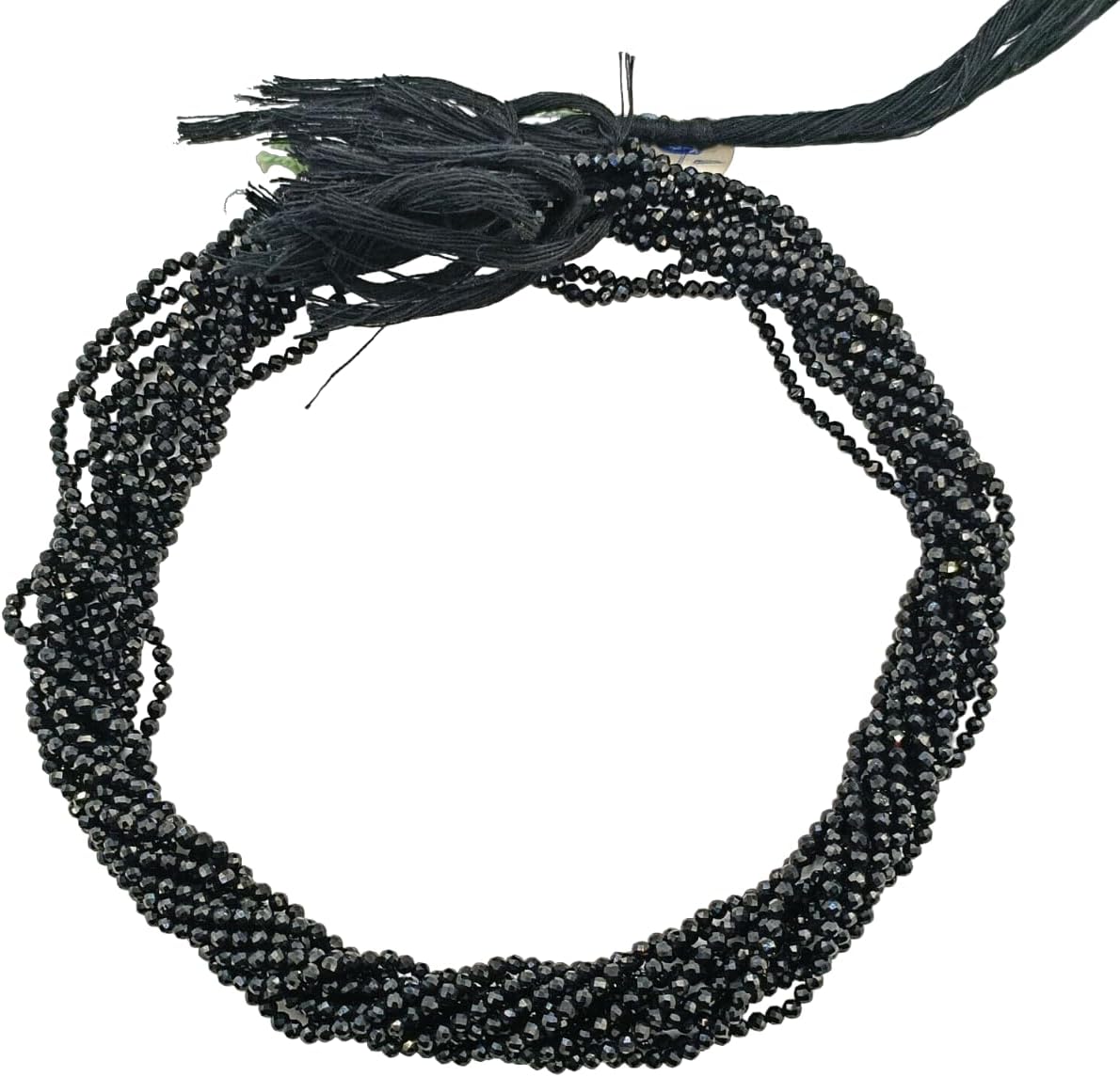 Natural Black Spinel Round Rondelle Faceted Gemstone Loose Beads 2-3mm 13 Inches 50 Strand CHIK-STRD-87816