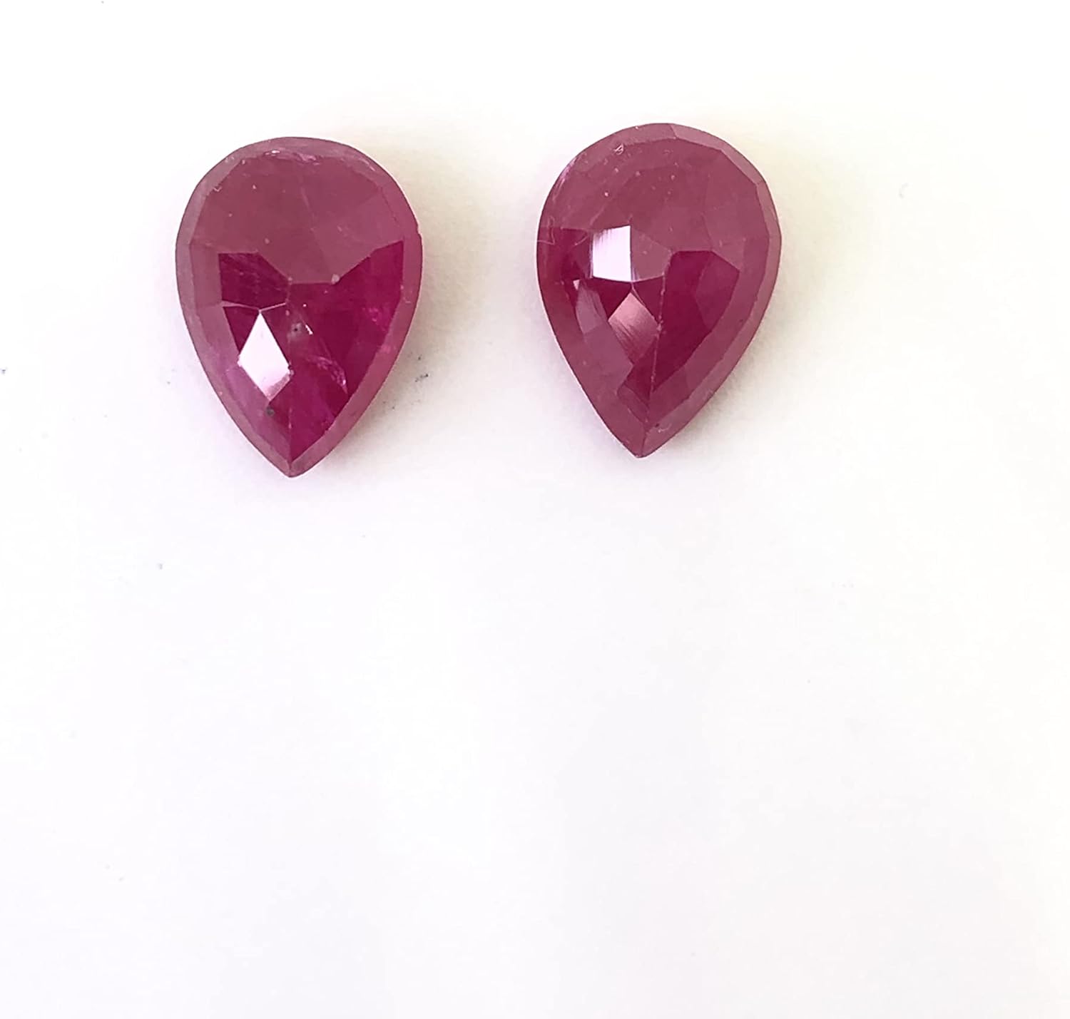 7.76 Carat Certified Natural Ruby Pear Shape Size 12x7.50 mm Cut Faceted Loose Gemstone Best For Making Masterpiece Earring Jewelry-Make Your Jewelry Beautiful