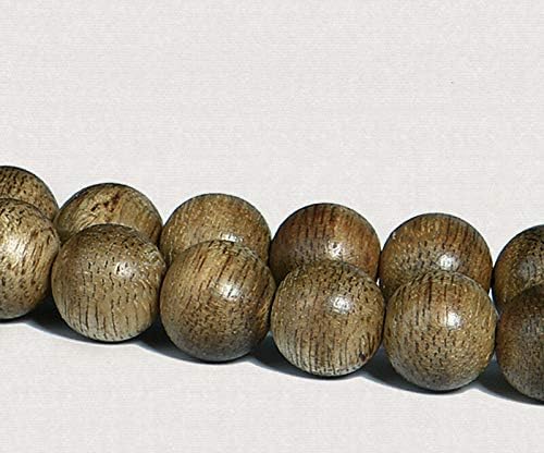 GLW Kalimantan Genuine Wild Agarwood Aloewood 7mm MalasMeditation Prayer Beads#4953