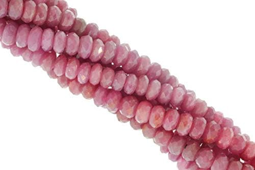 Ruby 7mm Faceted Rondelles 16