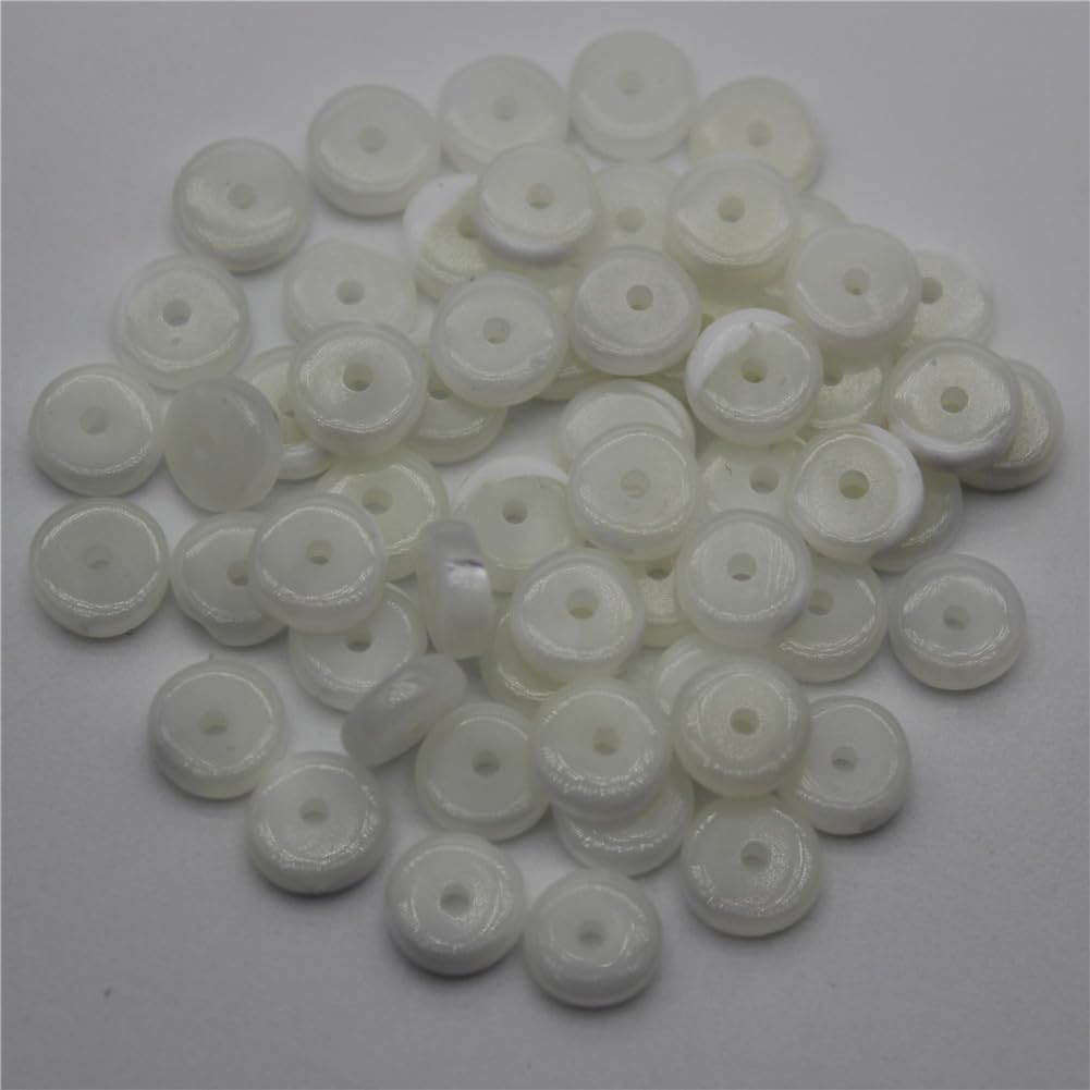 Natural Seawater Shell Beads Mop Horseshoe Snail Loose Spacer Buckle Chamfer Beads for Jewelry Making 2X3mm 100pcs1 50 Bags