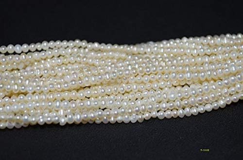 natural exotic fresh water pearl smooth rondelle beads 2.5-3 mm approx,5 inch strand