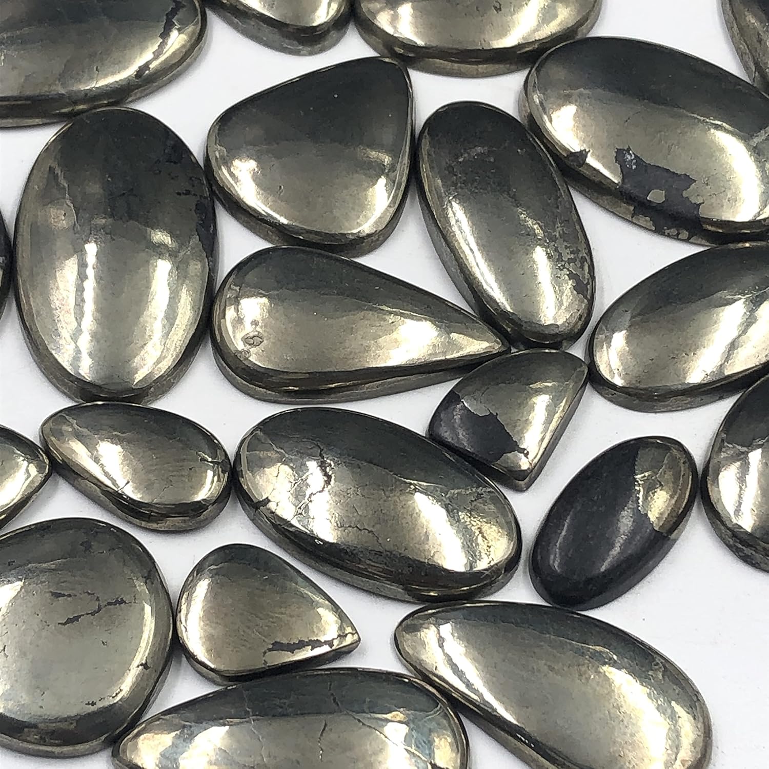 Natural APACHE GOLD Gemstone Loose Cabochon Lot For Jewelry Making, Loose Gemstone For Ring, Earring & Pendant Necklace, Jewelry Making Cabochons, Healing Gemstones