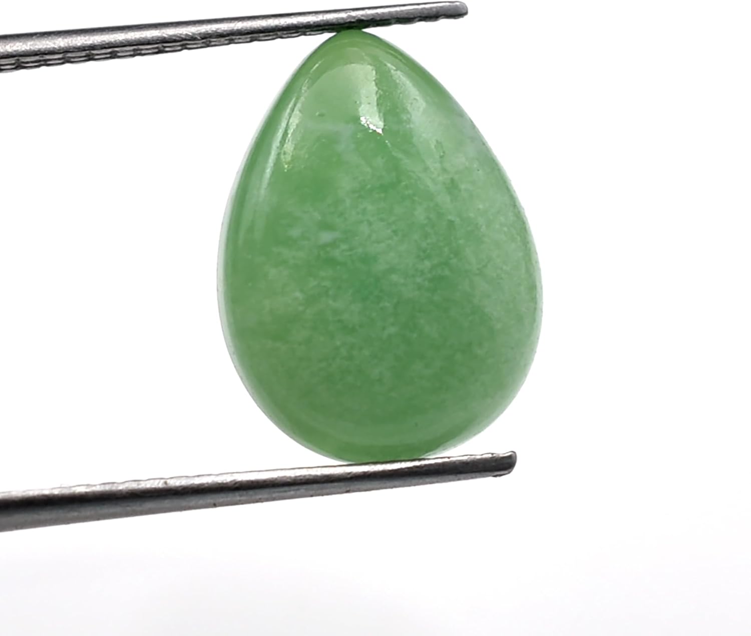 5 Pcs Natural Chrysoprase Stone Beads for Jewelry Making Pear Briolette 10x14 mm Smooth Plain Polished Gemstone Pear Cut Price Per Set Supply