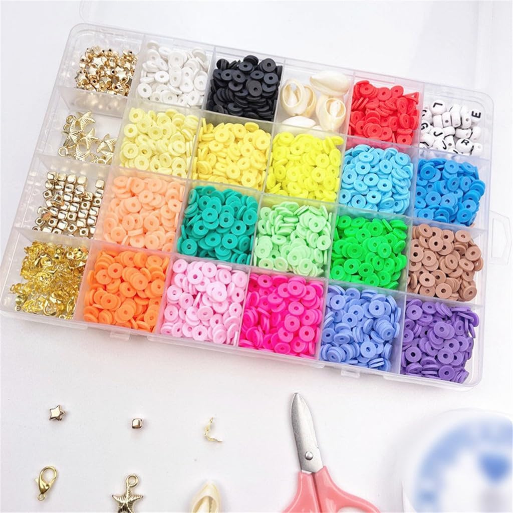 18 Color Polymer Clay Sheet Beads Set Bohemian DIY Jewelry Accessories