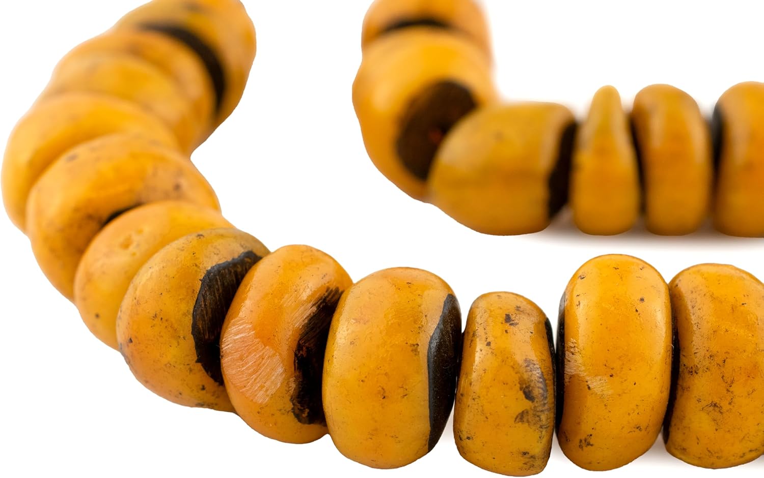 The Bead Chest Moroccan Amber Resin Beads: Berber Tribal North African Trade Beads for DIY Jewelry, Home Decor, and More!