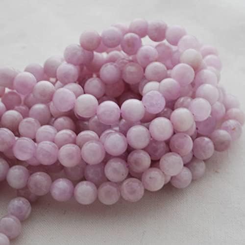 13 inch Strand of Natural gem Kunzite, 10mm Round Smooth Beads for DIY Jewelry Making. | Beads_05024
