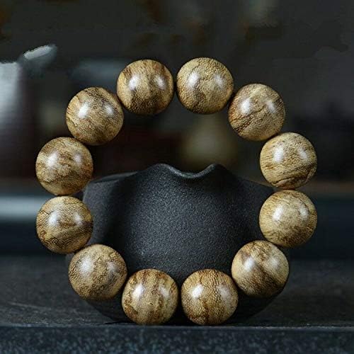 GLW Cambodia Wild Agarwood Malas Meditation Prayer Beads 17mm #4892
