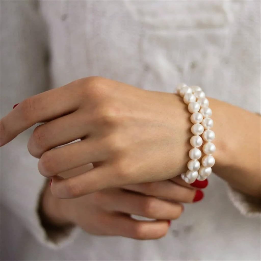 Pearl Set 1890 White Mixed Polished Loose Beads 4/6/8/10/12 Mm Pearls