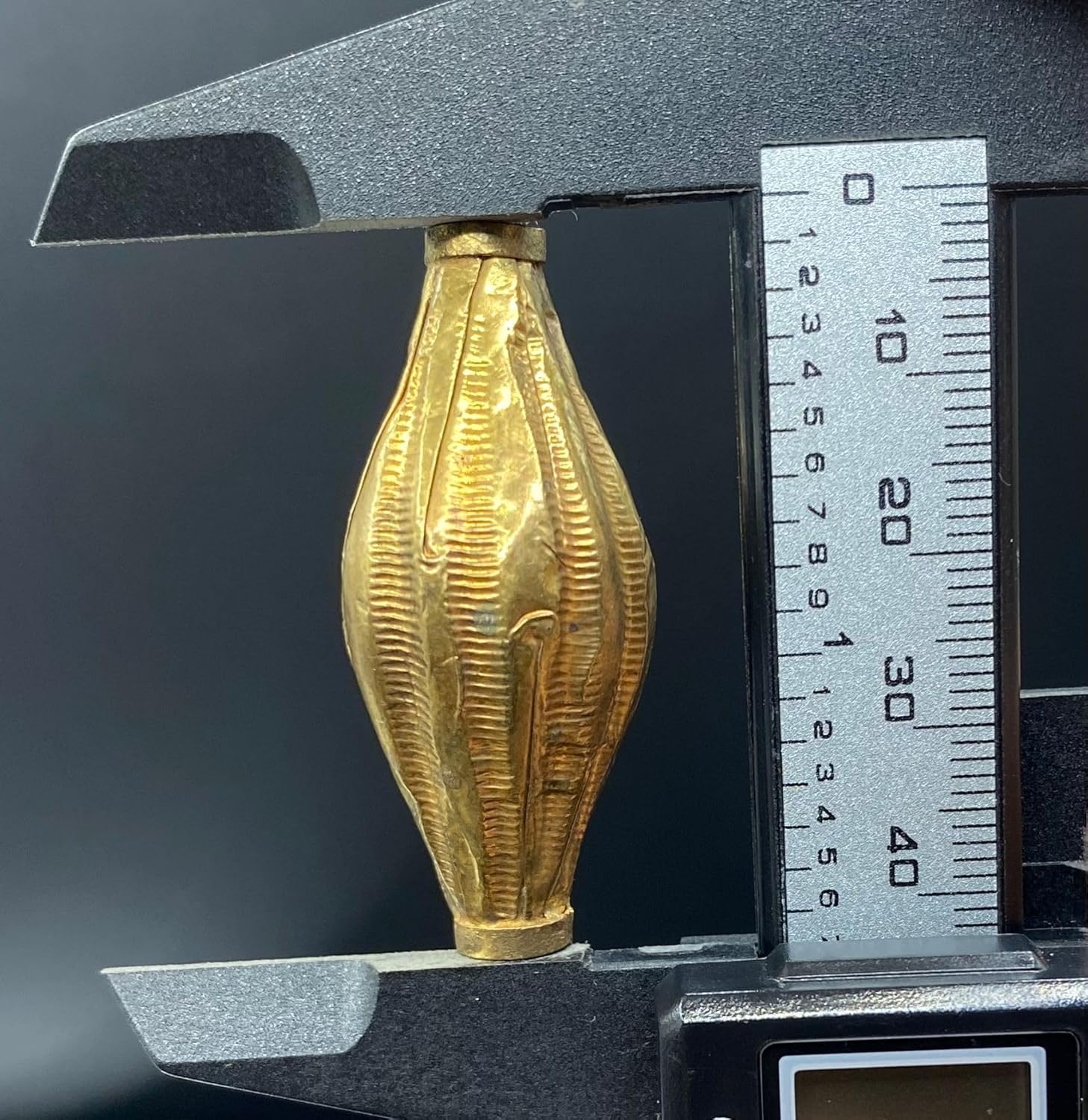 Handcrafted Afghan Silver Gold Plated Bead 43x20mm – 9.18 g Antique Nepalese Tibetan Jewelry Bead for Necklace & Bracelet Making, Ethnic Boho Vintage for DIY Jewelry Design (20)