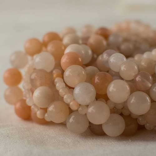 13 inch Strand of Natural gem Pink Aventurine, 10mm Round Smooth Beads for DIY Jewelry Making. | Beads_06238