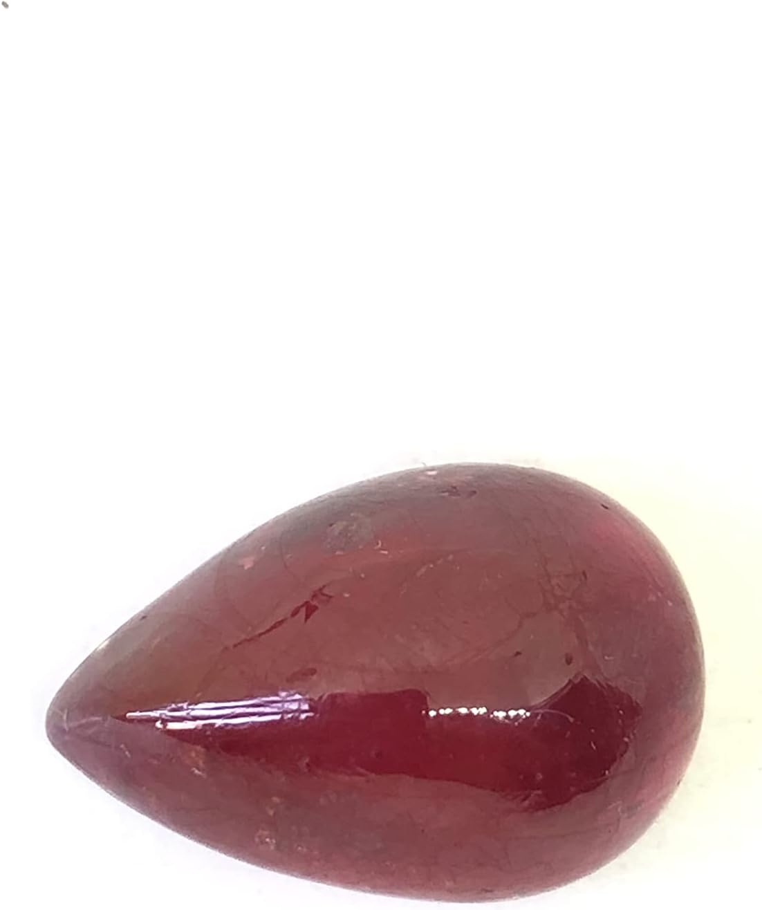 26.30 Ct Deep Red Ruby Pear Shape Cabochon Size 20x14 mm Attractive Fine Quality Most Popular Loose Gemstone Best For Making Jewelry Pendant/Ring
