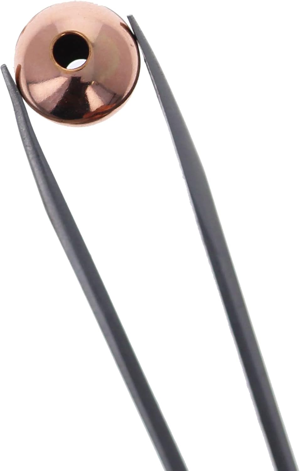 Rose Gold Filled 8mm Round Beads, 50 Pieces of Sterling Silver 8mm Round Beads with Pink Rose Gold Filling Seamless Rose Gold Beads