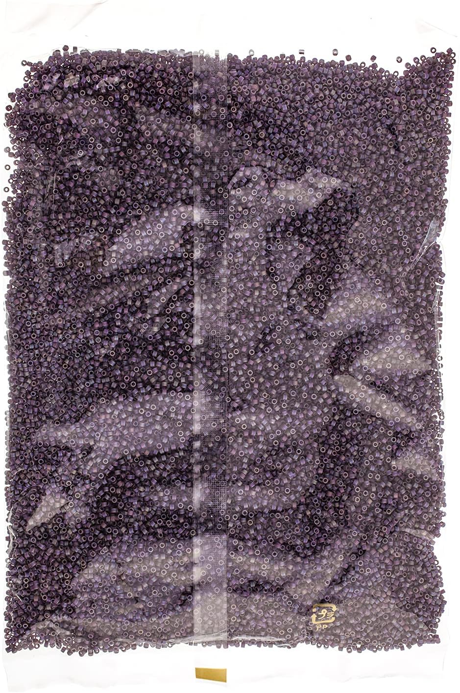 Miyuki Delica 11/0 - Frosted Glazed Rainbow Purple Matte AB DB2322-250gms Bag of Japanese Glass Beads Bulk Bag of Japanese Glass Beads