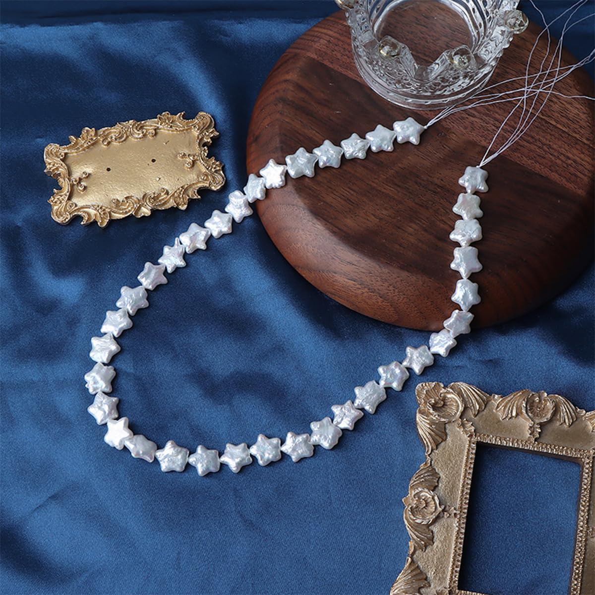 11-12mm Natural Baroque Star Freshwater Pearl Beads for DIY Jewelry Making – For Men, Women Necklaces - (Color: White/Size: 11-12mm)