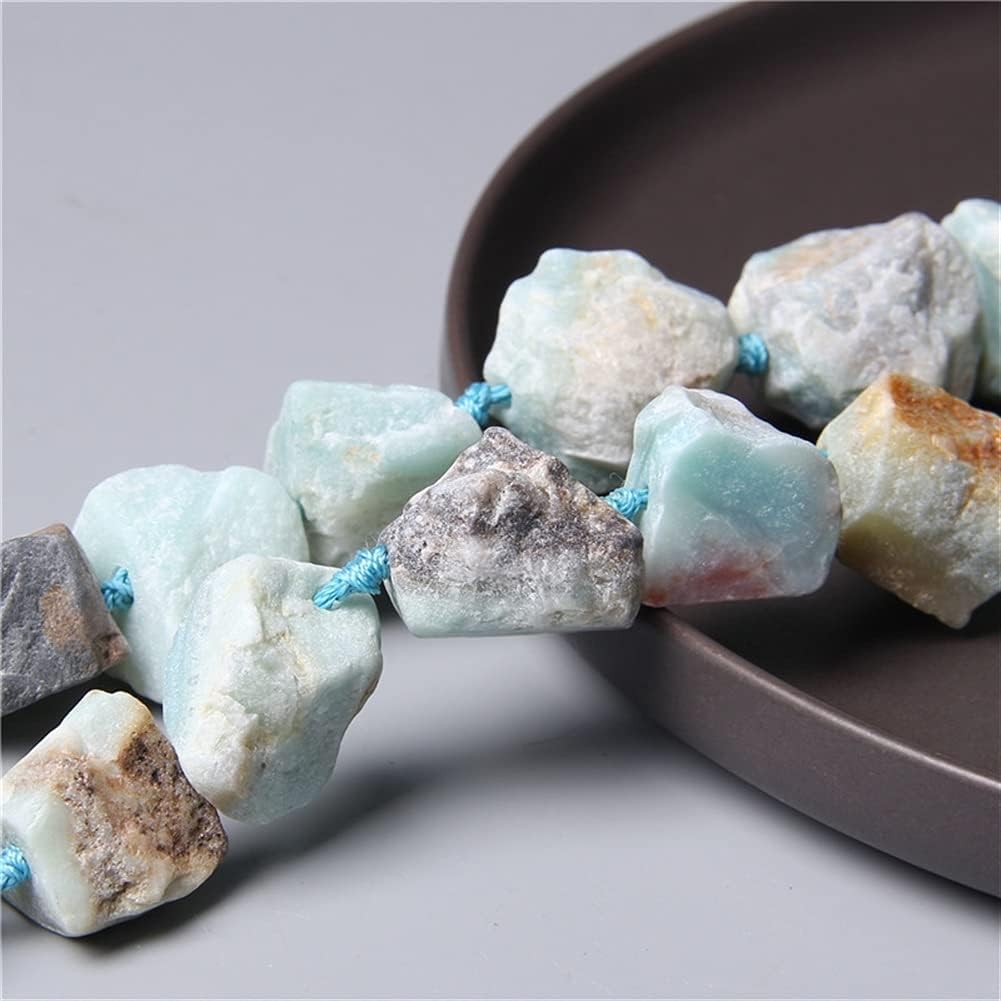 Crystal Beautiful Crystal 20-30MM Natural Rough Crystal Freeform Cut Nugget Multicolor Chips Loose Beads Raw Stone for Jewelry Making Necklace Art Supply Home Collections (Color : Tea Quartz, Size : 2