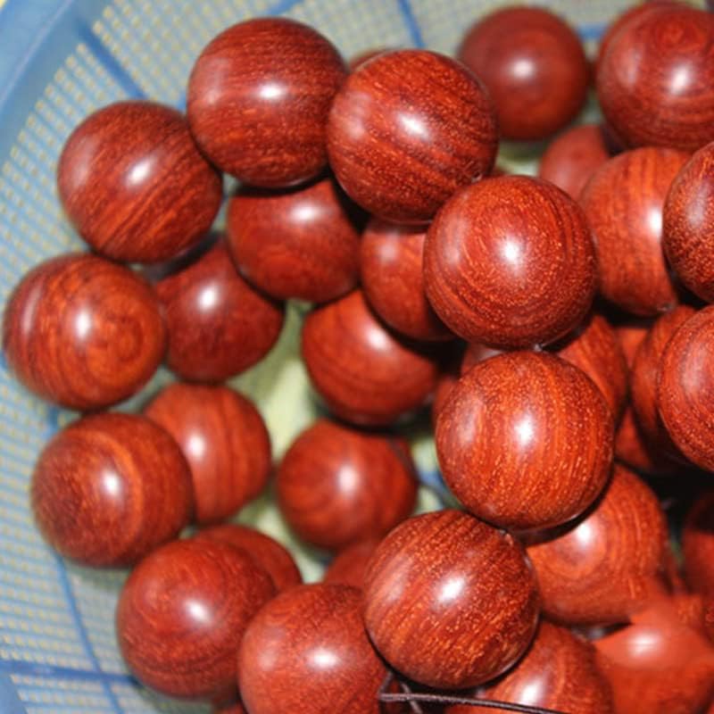 Mascot Wooden Crafts Wood Carving Art Wood Decoration Artwork 同料印度小叶紫檀佛珠手链手串 25mm颗顺纹满牛毛网 高油性(紫檀顺纹25MM 10颗)