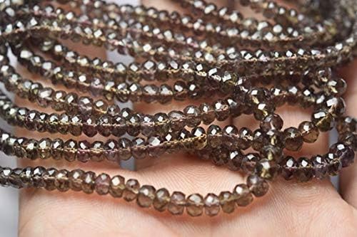 14 inch Strand Natural Change Garnet 4-5 mm rondelle Faceted Beads for Jewelry - 14 inch Strand,Natural Madagascar Color changh Garnet Faceted rondells,4-5mm Size