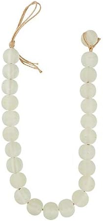 47thmain Clear Glass Decor Beads (Pack of 2)