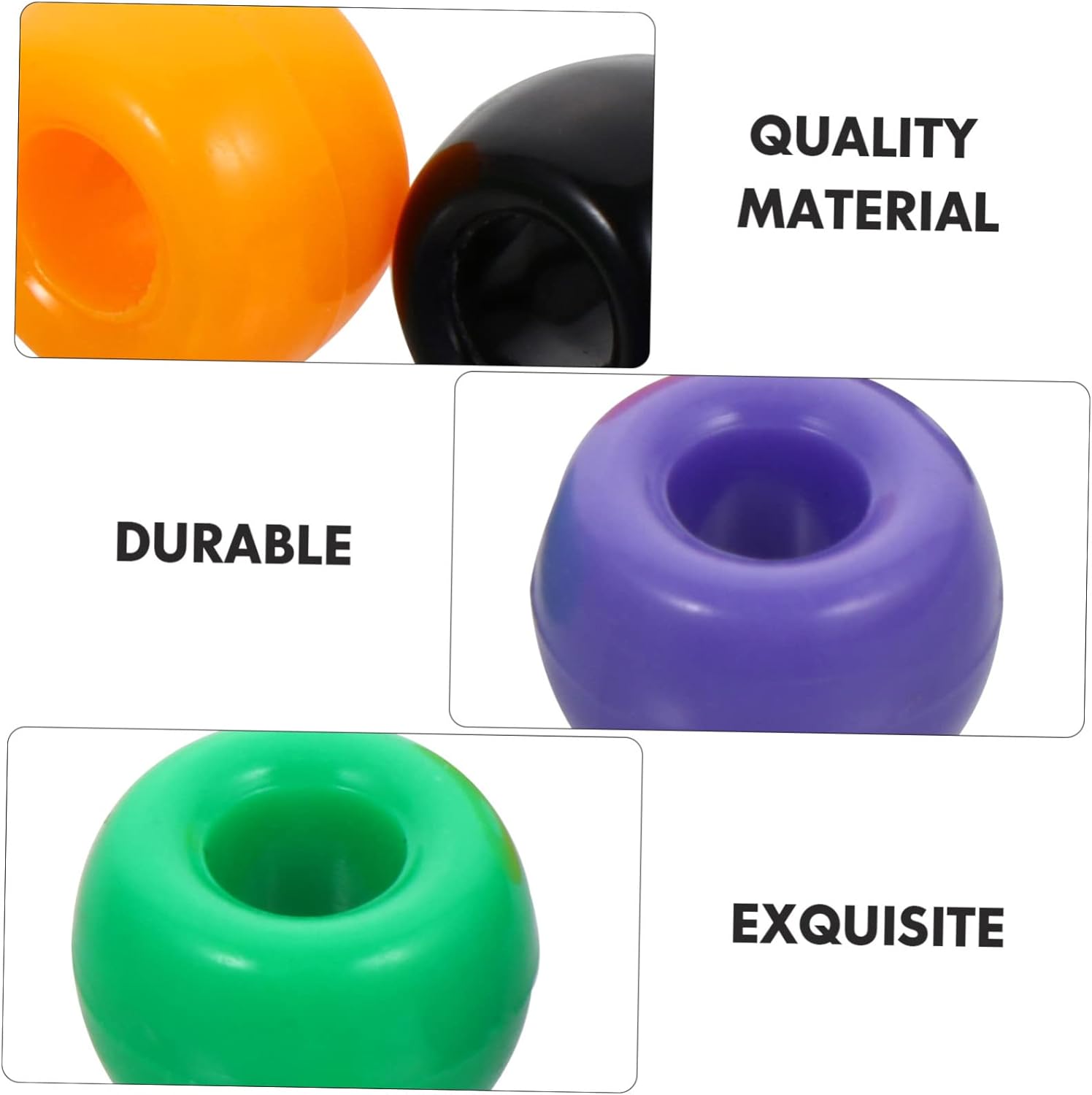 7pcs Halloween Beads Plastic Craft Beads for Jewelry Making Educational Loose for Boys and Girls Approx for Festival Decoration