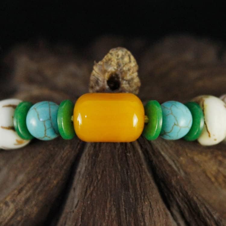 Mascot Wooden Crafts Wood Carving Art Wood Decoration Artwork 藏式金丝菩提108佛珠手串手链 菩提子佛珠手链(藏式金丝菩提7*10)