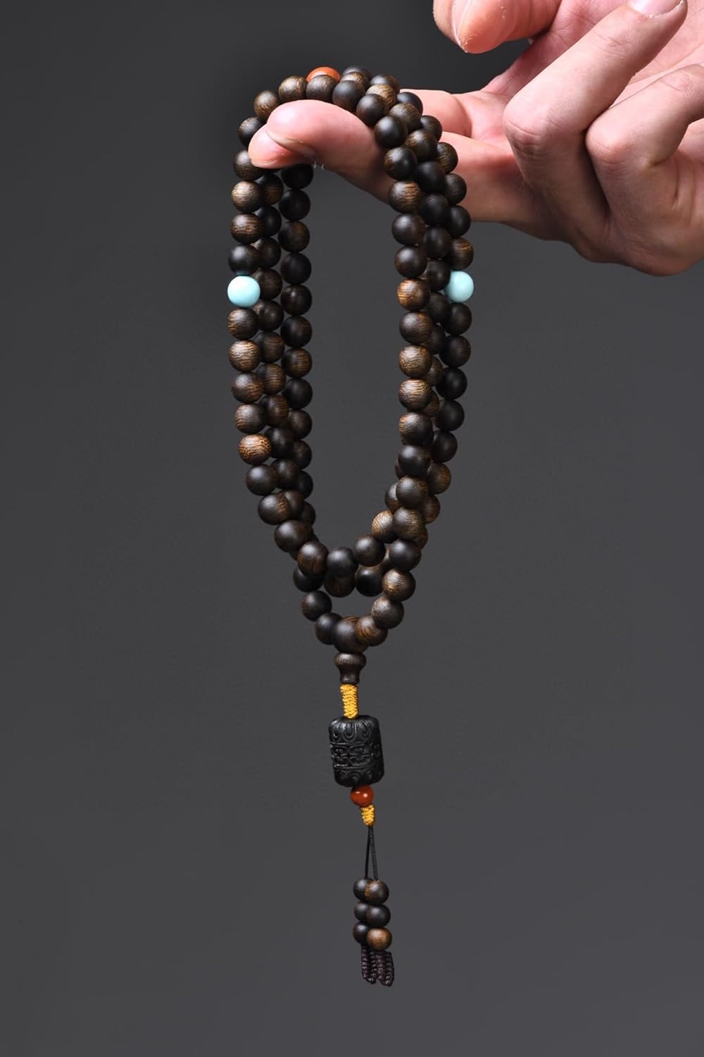 Brunei Agarwood 8mm*108 Beads Rosary Pendant Soft Silk Variety with Rich Floral Aroma