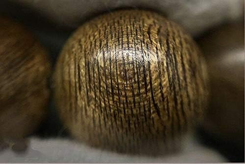 GLW Brunei Genuine Natural Wild Agarwood Aloewood 15mm Malas Prayer Beads #4934