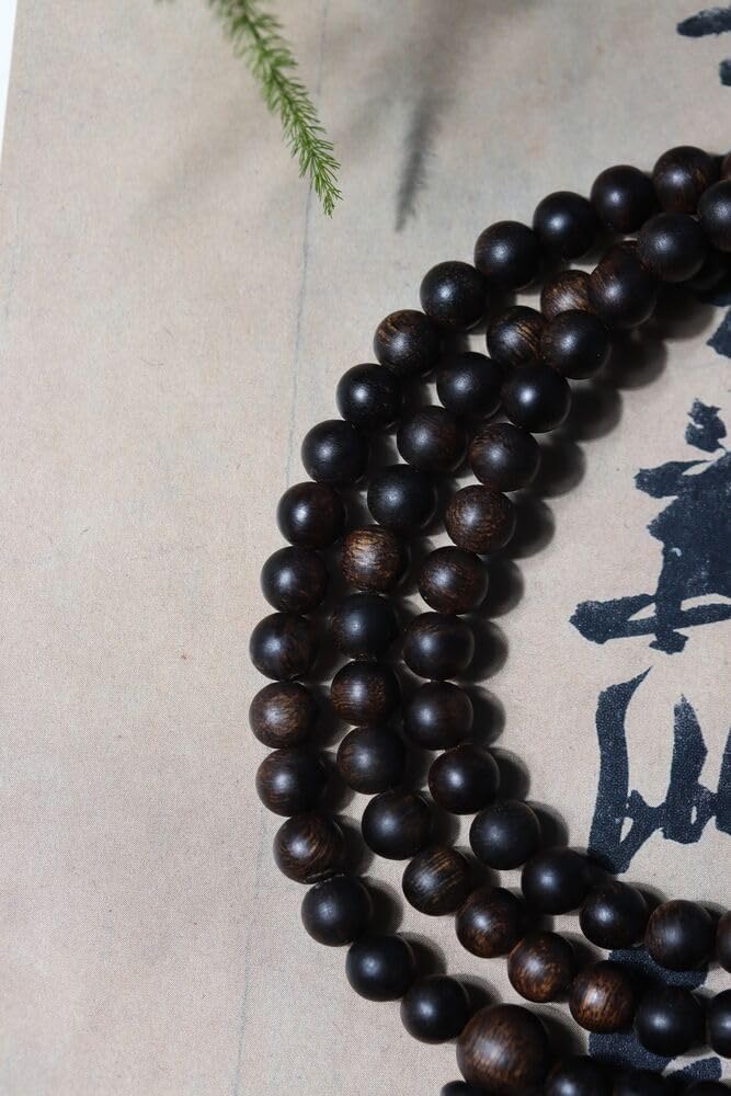 Agarwood 6mm*108pcs Darakan Agarwood Bracelet Submerged grade Buddha beads rosary beads