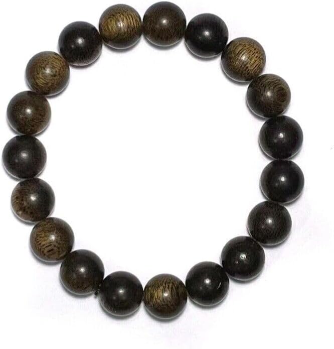 Agarwood Natural Brunei Old Material Agarwood 10mm Round Beads Buddha Beads Rosary Beads