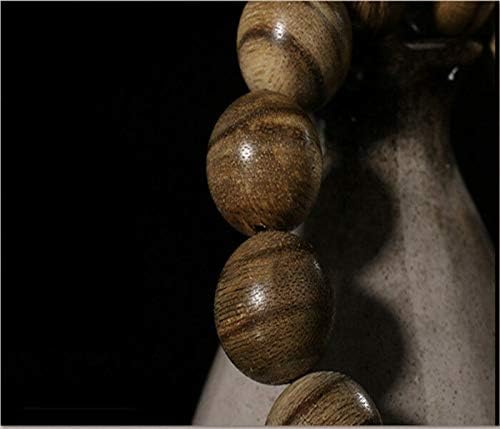 GLW Indonesia 15.7mm Mala Meditation Japa Wild Agarwood Aloewood Prayer beads #4792