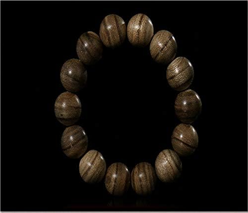 GLW Indonesia 15.7mm Mala Meditation Japa Wild Agarwood Aloewood Prayer beads #4792
