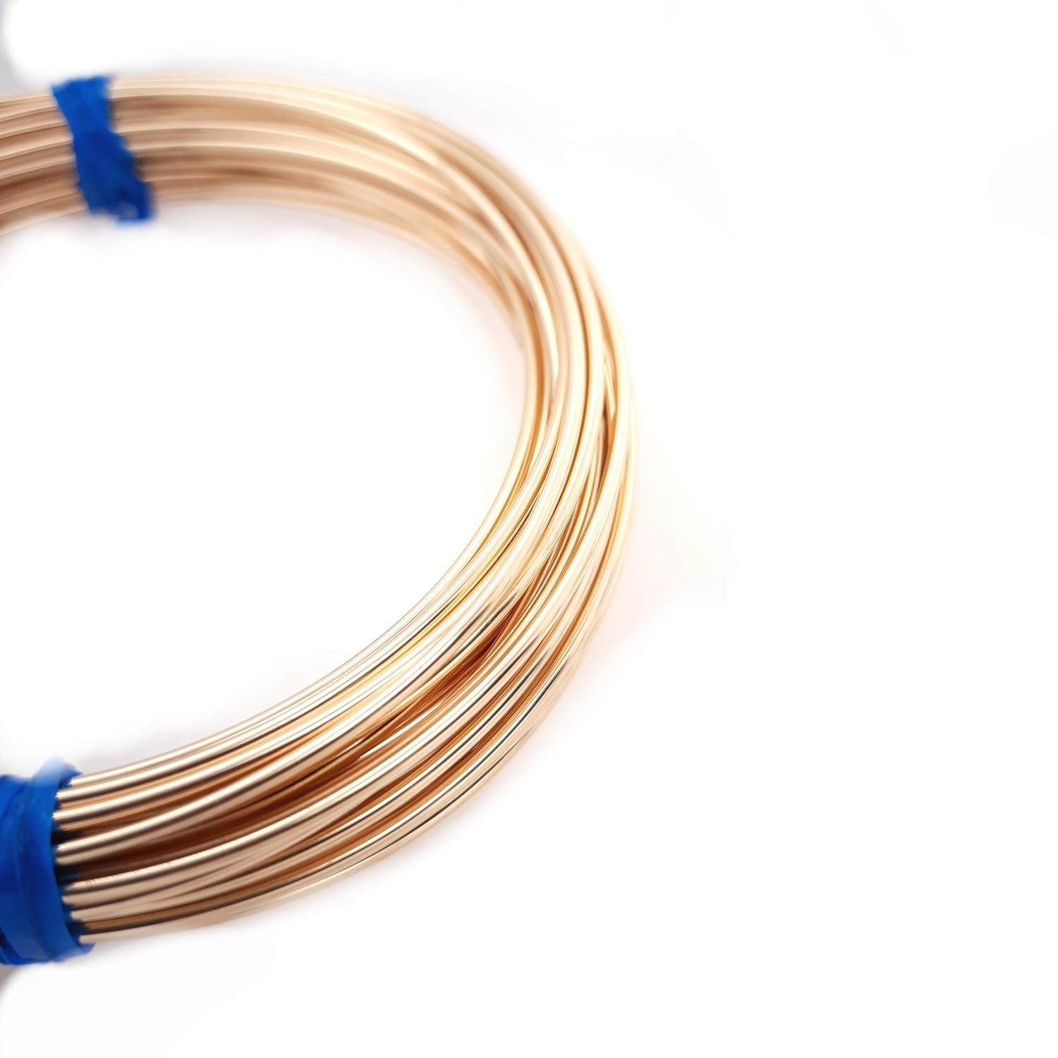 12 Gauge, 14/20 Yellow Gold Filled Wire (Round) Dead Soft 14K Gold Filled Made in USA - 1 Ounce (3FT) by CRAFT WIRE