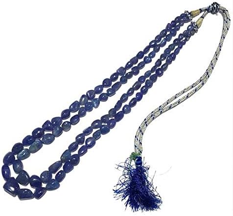 Tanzanite Beads Tumble Necklace,Tumble Beads, Tanzanite Beads Size 7 to 16 mm, 20-23