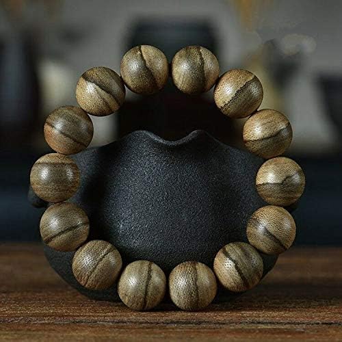 GLW Malina Wild Agarwood Aloewood 15mm Mala Prayer Beads Japa # 4913