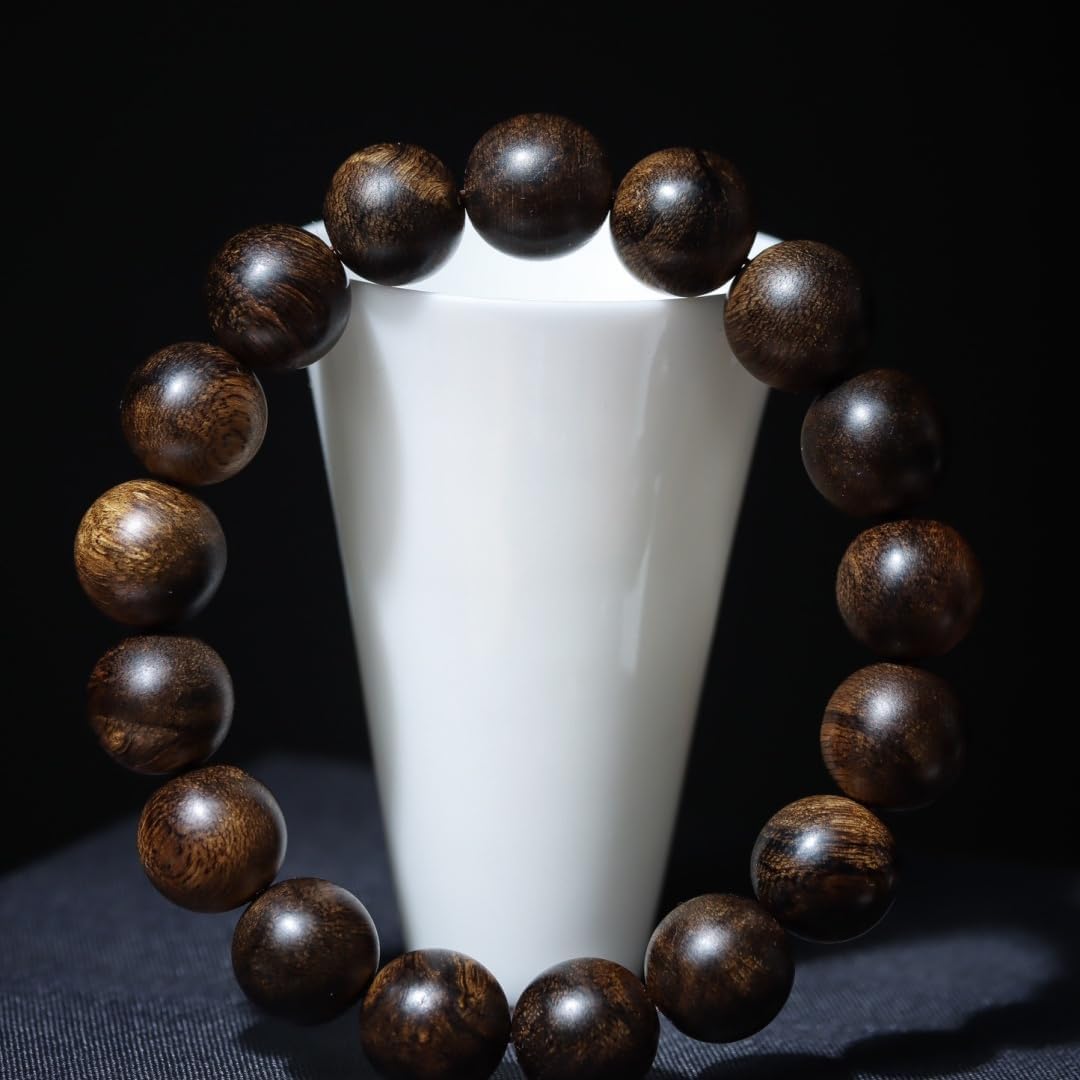 Vietnam Nha Trang White Agarwood Burl Old Material Sinking Grade 12mm*17 Pieces Impressive Jade-like Full Grain