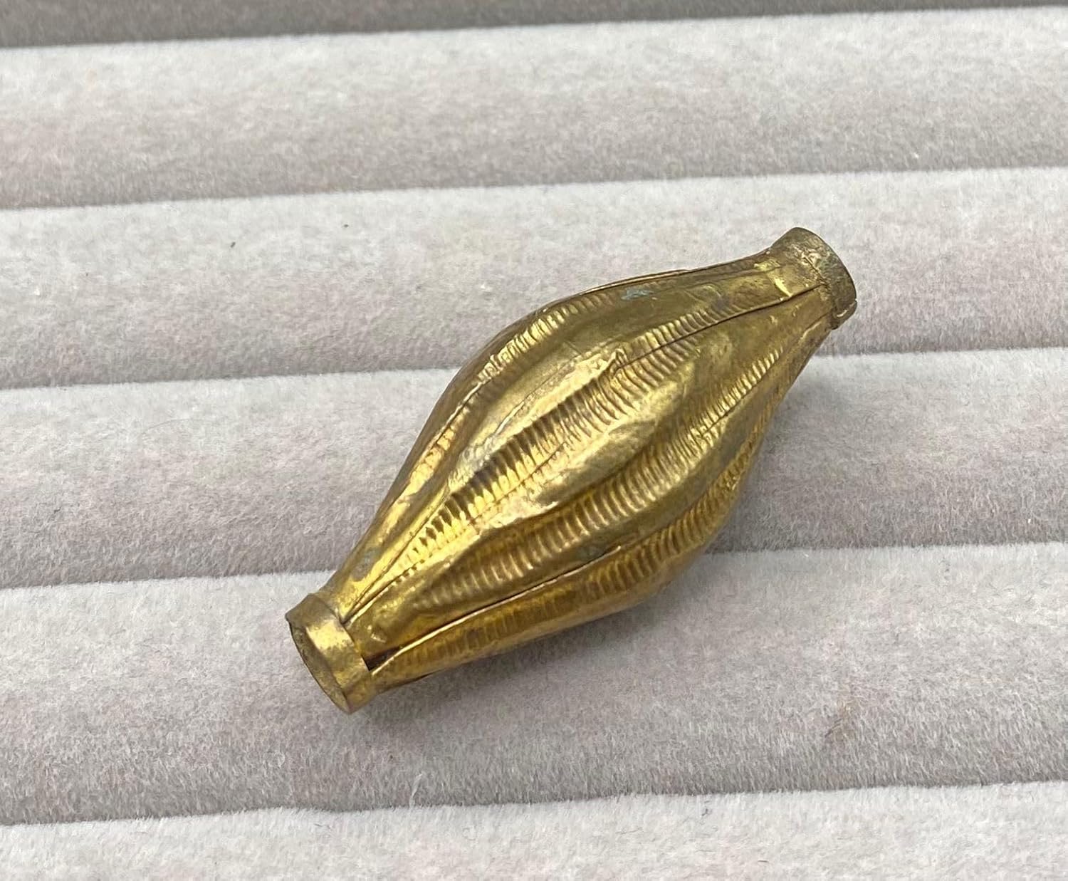 Handcrafted Afghan Silver Gold Plated Bead 43x20mm – 9.18 g Antique Nepalese Tibetan Jewelry Bead for Necklace & Bracelet Making, Ethnic Boho Vintage for DIY Jewelry Design (20)