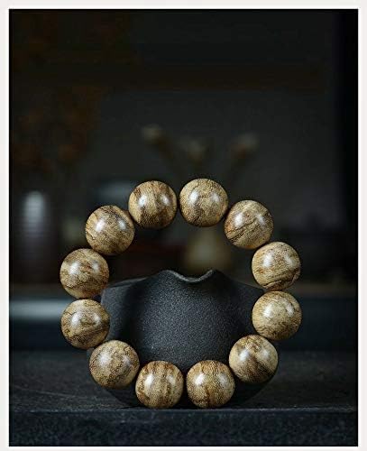 GLW Cambodia Wild Agarwood Malas Meditation Prayer Beads 17mm #4892