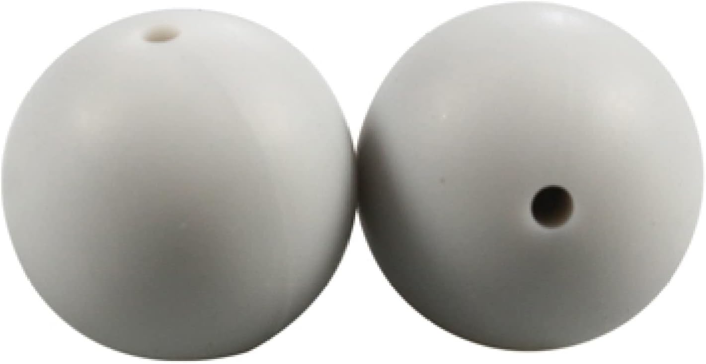 10mm 12mm 15mm 20mm Colorful Soft Silicone Beads Handmade Making Kits DIY Bracelet Necklace Pendant Women Jewelry Loose Beads 200 Pieces (12mm Navy Blue)