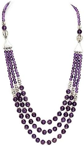 1 strand african amethyst round ball smooth 11'' long strand gemstone beads, jewelry supplies for jewelry making, bulk beads, for meditation jewellery gemstone 8mm to 7mm