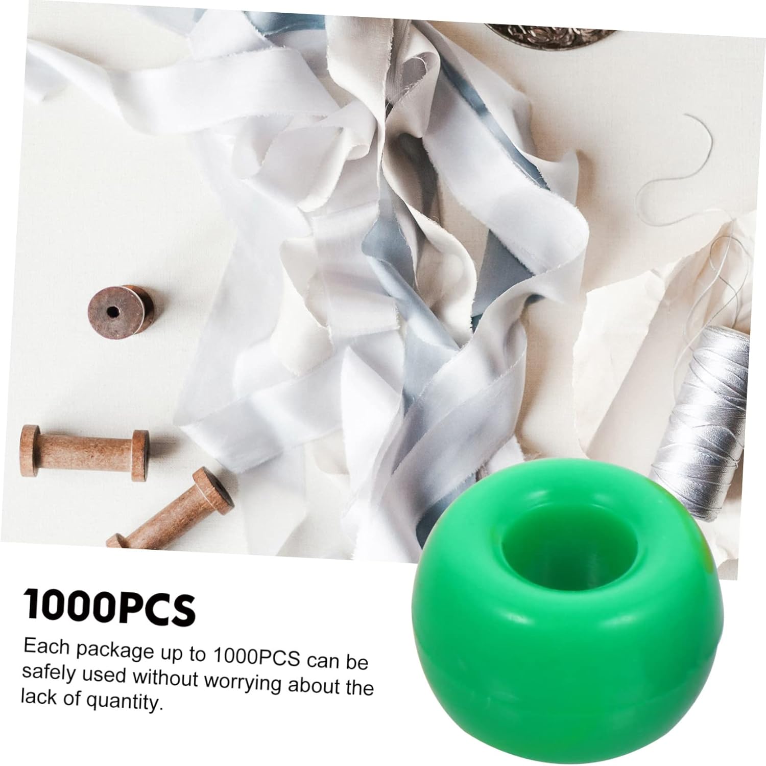 STOBOK 6pcs Plastic Beads for Halloween DIY Crafting Decorative Beads for Jewelry Making Smooth Spacer Approx