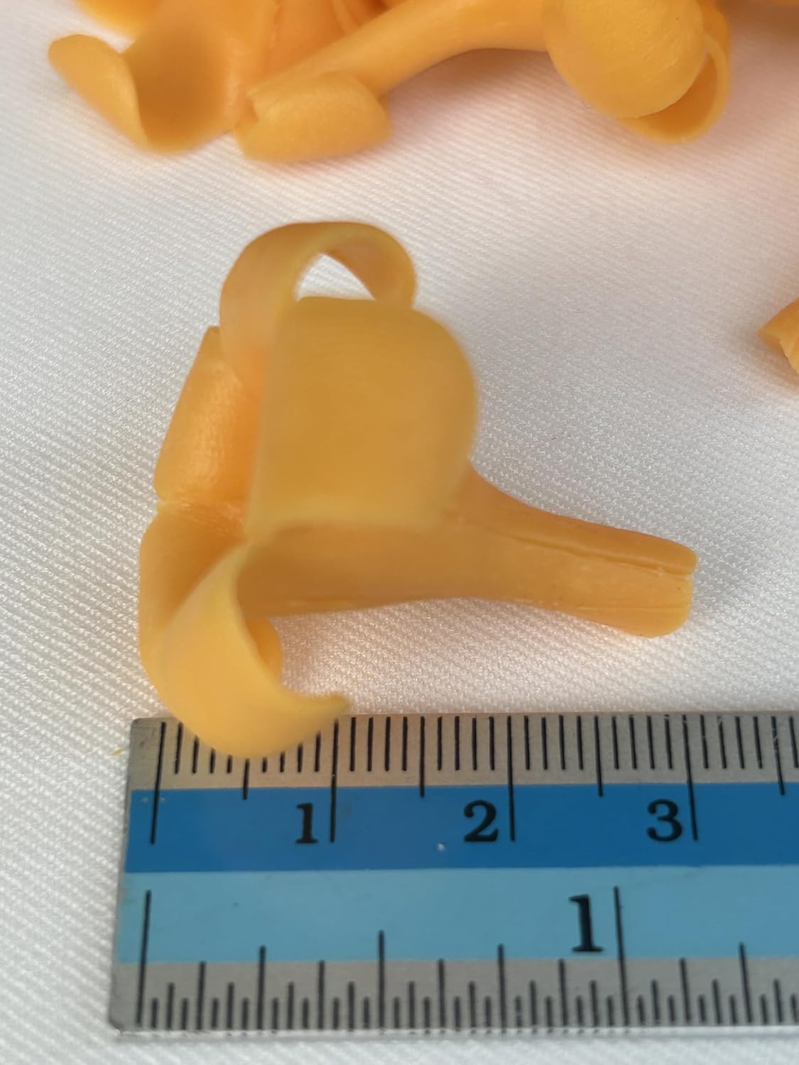 100 PCS Puakenikeni Clay Beads (3 cm) for Jewelry Making, DIY, Craft Supplies (Orange-Yellow)