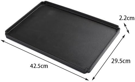 Tray Decor Hotel Tea Tray Household Water Cup Tray Rectangular Large and Medium Tea Table Frosted Light Luxury Square Tray Food Tray(D)